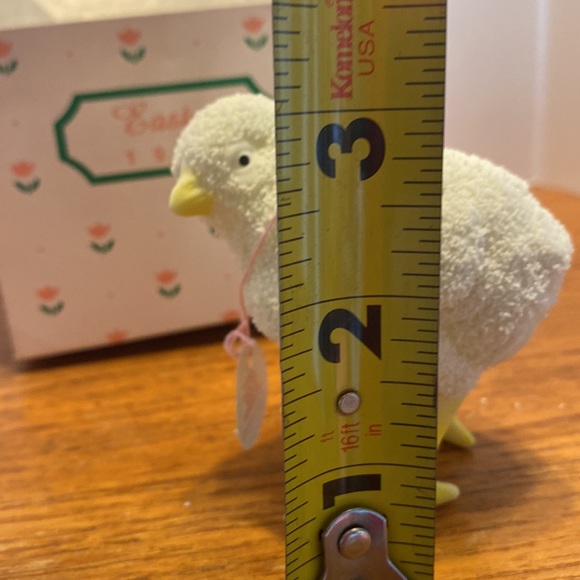 1995 Department 56 Easter Snow-baby chick #2475-1 in original packaging & tag - Picture 7 of 10